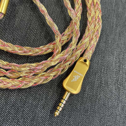 Line -Künstler Angel Kiss IE900 IE600 Kopfhörer ausgeglichene Linie MMCX -Schnittstelle 0.78 2Pin HD800S M9 Flaggschiff Modell Sterling Silber Gold Plattiert + Kupfer Earphone Upgraded Kabel Xielantu 2. Generation/Shuer 846 2,5 mm Balance Head