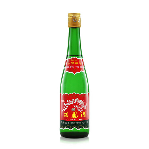 Xifeng Liquor Green Bottle Boxed Shaanxi Edition 55% 500ml Single Box Feng-flavor Liquor