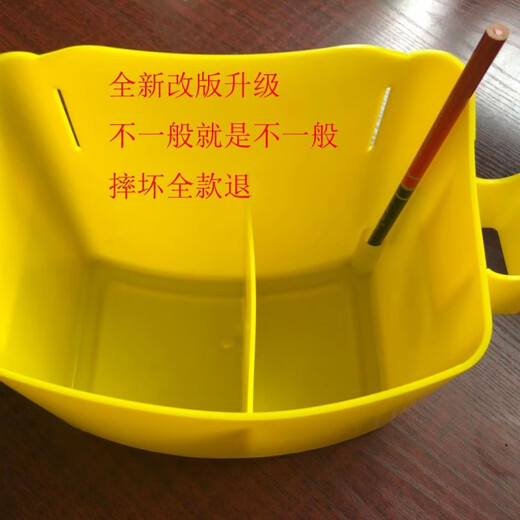 Sailotou nail pocket carpentry tool box tool bag nail pocket thickened clinker nail bucket double grid construction worker nail bag nail box waist thickened anti-fall upgraded version double grid yellow 2 waists