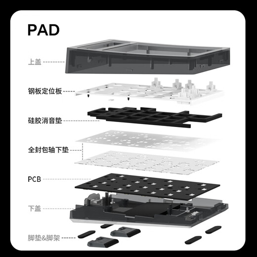 腹灵MK870Pro&MK-Pad 108键黑莓侧刻机械键盘三模黑曜石蓝牙有线无线蓝牙客制化电脑游戏办公 三模黑曜石（含MK-Pad）-紫气东来正刻 KTT茶轴