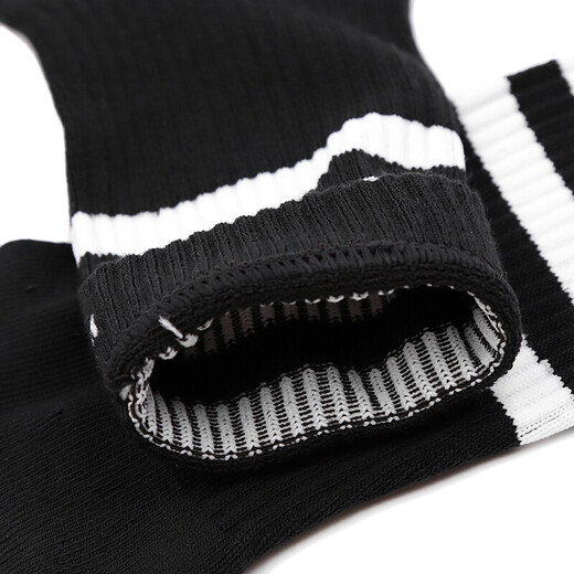 阿迪达斯 （adidas）男袜女袜秋季新品休闲袜运动袜跑步健身训练透气舒适中筒袜FH6629 FH6629/黑色 L