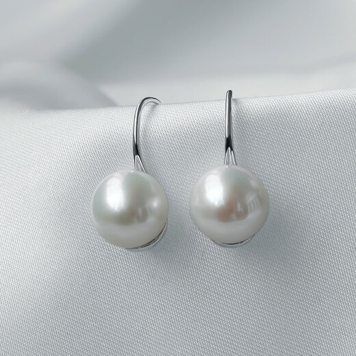 Queen of Pearls 10-11mm freshwater pearl earrings simple and versatile pearl earrings birthday gift for women