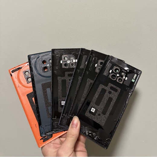 X Suitable for Huawei mate30 back cover original disassembly mate30Pro glass back shell back panel battery cover original mate30 bright black 85 new original disassembly