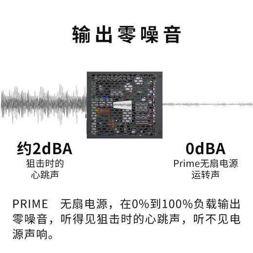 SEASONIC Haiyun 700W PRIME flagship titanium fanless power supply fanless 0dBA all-day capacitor