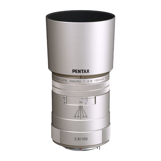 PENTAX SLR camera wide angle telephoto standard constant large aperture fixed focus 100 micro macro lens HDDFA100mmF2.8 macro black