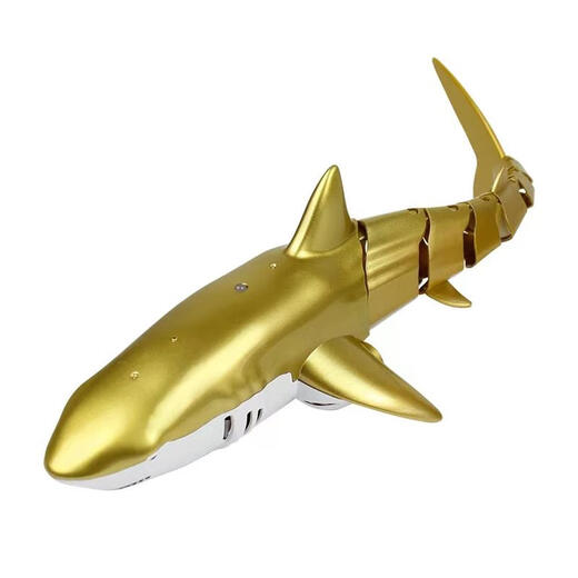 U-Boot-Spielzeuge können auf den Markt gebracht werden, Kamera-U-Boot-Kinder können auf den Markt gebracht werden, Fernbedienung, Männer in Wasser, Roboter, blauer mechanischer Hai, Geschenkversion, drei Sätze von Batterien-Batterie-Lebensdauer von etwa 60 Minuten