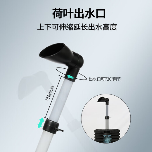 Boxtech water fairy filter fish tank built-in filter oxygen pump six-in-one water circulation silent filter water pump air pump BT-701 water fairy (needs to be paired with an air pump)