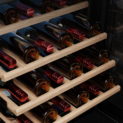 BOROGOM fully embedded wine cabinet NG105VTI air-cooled frost-free constant temperature wine cabinet refrigerated cabinet embedded cabinet wall cabinet black