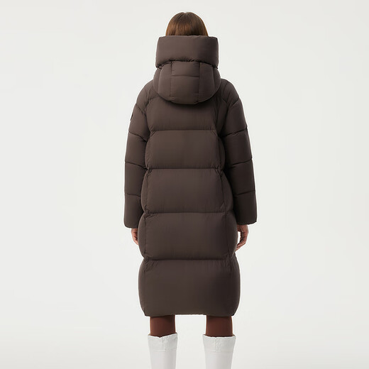 坦博尔羽绒服女中长款冬季羽绒服加厚旷野美拉德520850Z 巧克力 165 