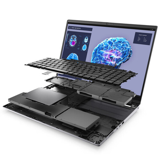
Dell Precision7680 16-inch high-performance deep learning laptop supports deepseek deployment designer big model training mobile graphics workstation i9-13950HX/RTX4000 Ada12G 128G/4T solid state/
