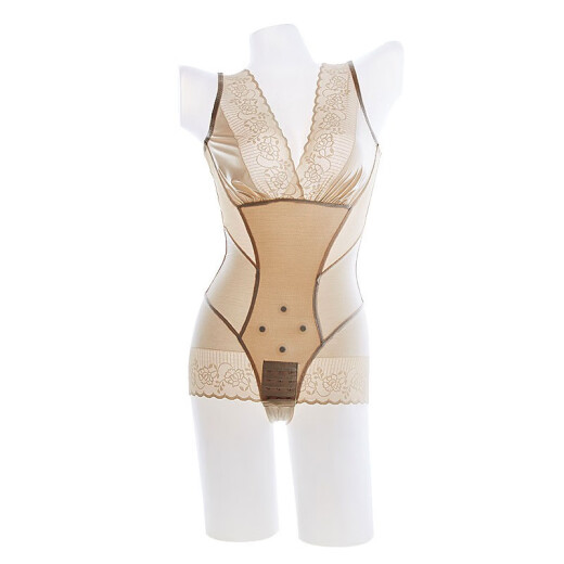 Sperm Cord Body Shaping One-piece Hip Lifting Belly Belt Postpartum Corset Waist Yoga Pants Corset Underwear Women's White XL