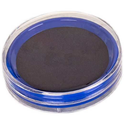 得力(deli)φ80mm透明圆形财务快干印台印泥 办公用品 红色9863 圆形干印台  红色