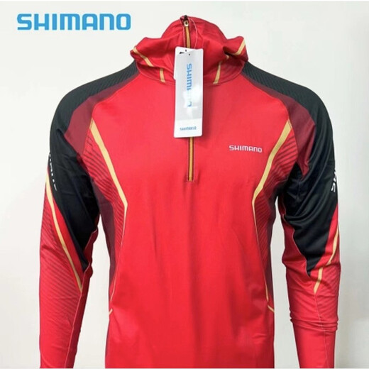 SHIMANO 22 New Shimano Summer Ice Silk Hooded IN-053u Lightweight Sun Protection Clothes Fishing Suit 23 IN-053U White XL