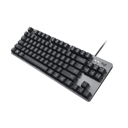 罗技（Logitech）K835有线机械键盘 游戏办公商务外设 TTC轴 84键 黑色 红轴