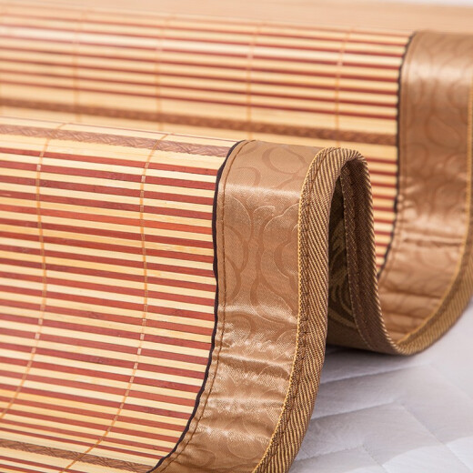 Dangdang love mat bamboo mat student dormitory mat 1.8m bed summer double-sided foldable single and double 1.5m 1.2m mat 150*190cm