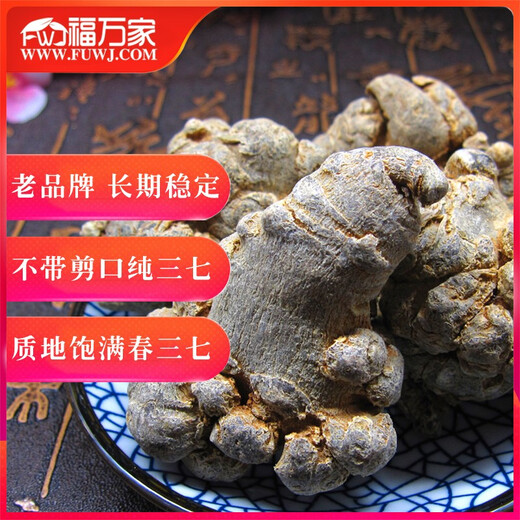 Sanqi Wenshan Fuwanjia (FWJ) Wenshan 40 Heads Sanqi 500G Tian Qi Wenshan Sanqi