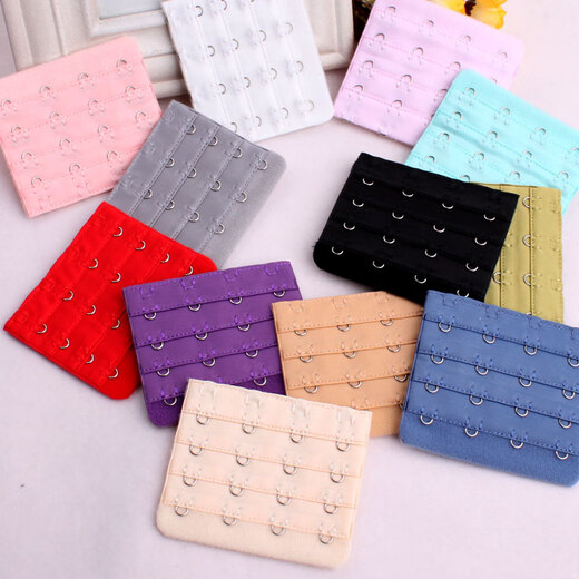 Ji Yafu four-breasted bra, extended buckle, extension buckle, underwear, adjustable back buckle, 4 rows, 4 buckles, four rows, four buckles, extended belt buckle, dark skin tone