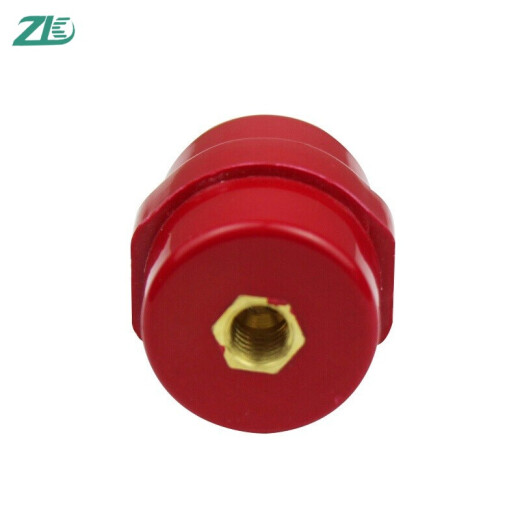 ZK high-strength insulator copper screw red insulating column anti-steel distribution auxiliary material screw port M6/8/10SM35 insulator screw hole M8