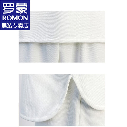 罗蒙（ROMON）冰丝短袖t恤男套装夏季短袖男士半袖休闲打底衫夏装短裤一套男装 DT683米白色套装 M 170