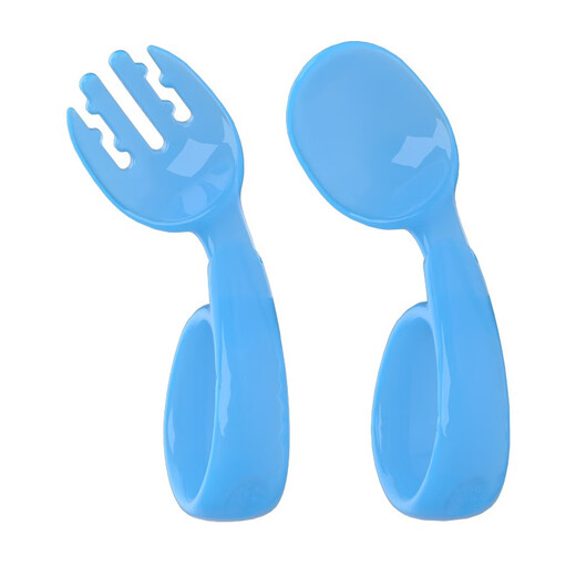Babyjianle Bebé aprendiendo horquillas y cucharas para sentir la temperatura y el cambio de color cucharas de silicona para bebés alimentando agua y comer puré de frutas y cucharas cálidas Aprenda a comer mesa de rosa polvo + tortillo + caja de almacenamiento