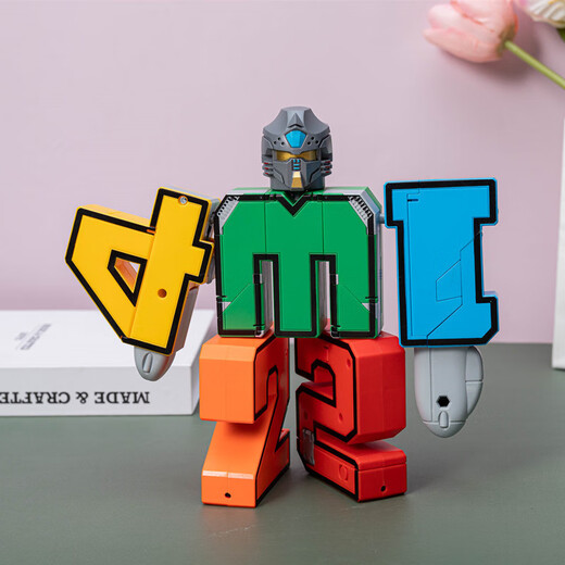 Oakwen zusammengebautes digitaler Deformation Robot Integrated King Kong Team Building Blocks Kinderkreative Kombination Set Spielzeug 788-71 großer digitaler Krieger