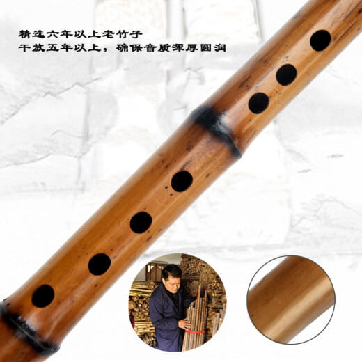 管子先生大共鸣南萧桂竹专业收藏南箫演奏级南音箫 一节八孔G调正手