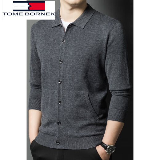 Tommy Shekelly Tommy Tommy Tricteur de fermeture à glissière Spring Men et automne Business décontracté pour hommes Veste en laine de laine pour hommes Men