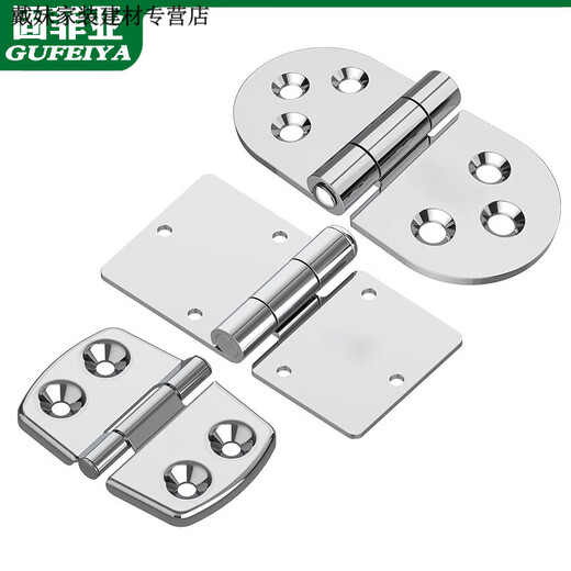 Bisagra de acero inoxidable engrosado de asoos Plegado de hardware grande de 180 grados Tapa de la puerta del gabinete de elevación de 180 grados Bisagra de loto de servicio pesado 11304 acero 40*36*1.5