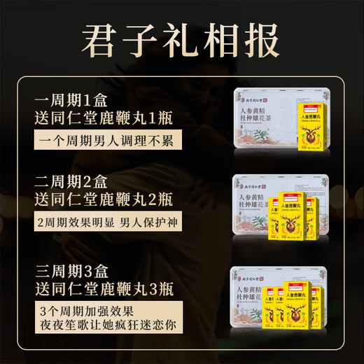 
Shengxi and Ginseng Eight Treasure Tea Men's Tonic Lycium Berry Polygonatum Cistanche Locking Yang Maca Epimedium Eucommia Eucommia Eucommia Eucommia Eucommia Eucommia Eucommia Eucommia Eucommia Eucommia Eucommia Eucommia Eucommia Eucommia Health Tea Nanjing Tongrentang Health Tea (1 box 1 cycle