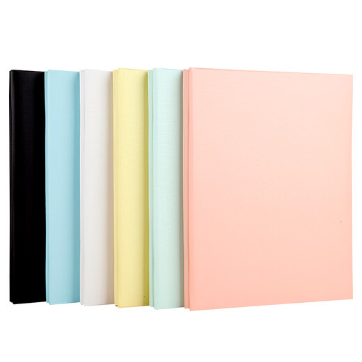 NCL仲林家庭diy覆膜自粘贴式相册影集本/567寸小相册薄/宝宝成长纪念册照片书 黄色 H-A4F-142-Y