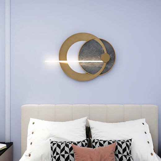 Wohnzimmersofa Hintergrund Wanddekoration Licht Luxus Restaurant Eingangswanddekoration Hängende Gegenstände Einfacher Schlafzimmer dreidimensionale Wand Hänge 12083 cm Batteriekasten mit Licht