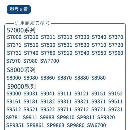 原装飞利浦剃须刀series9000刀头SH90 S9731S9031S9781刀片网配件 3刀3网国产