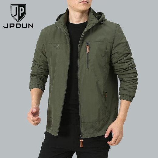 JP Jacke plus Fleece Herren -Kapuze Casual Dick Jacke warm 9898 Grau 2xl