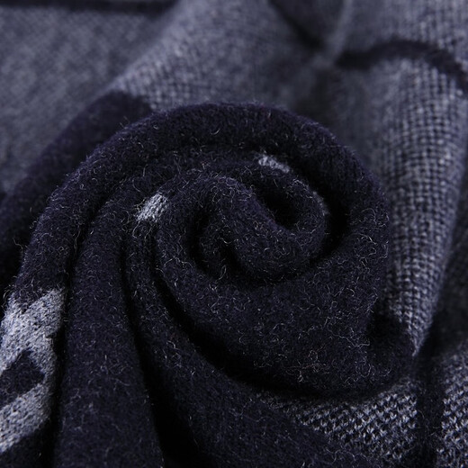 Valoran 100% pure wool scarf men's winter new thickened high-end scarf winter animal year gift red gift box wa8306 green red