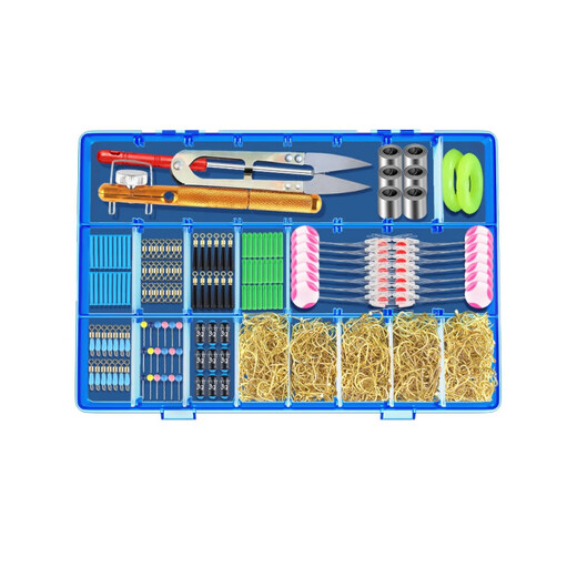 Shantou Lincun Fishhook Bulk Fishing Line Space Bean Set Combination Complete Set of Fishing Equipment Fishing Gear Accessories Super Tight 7+2 Spot Model-Iseni Free 2 Rolls of Fishing Line Others