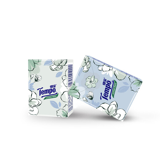 Depot Tempo Depot handkerchief paper mini portable paper towel hand towel four layers thickened napkin paper Jasmine scented handkerchief paper 4 layers 7 sheets * 12 pack