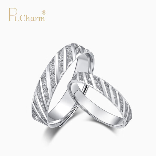 Pt.Charm platinum live ring for women PT950 platinum ring couple ring wedding ring Valentine's Day gift Women's ring can be customized if it is not in stock 3.5g as an example