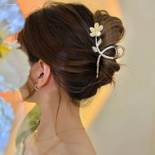 缔晶发夹后脑勺2025新款高端发卡头饰抓夹女生日礼物女生送女友鲨鱼夹 TD230一见钟情发夹套装-高档礼盒