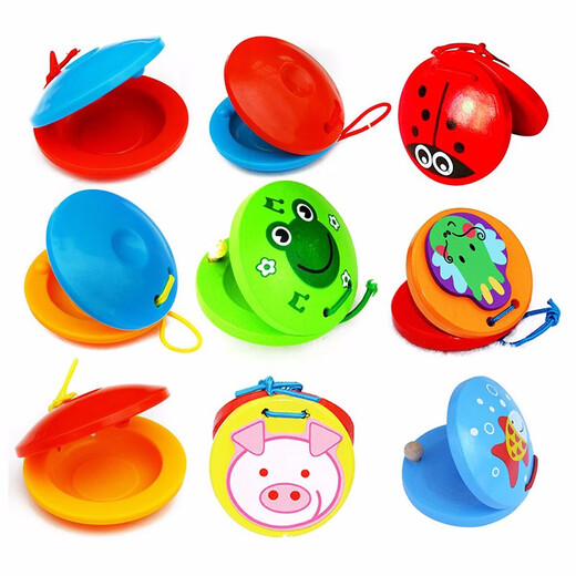 Tablero de altavoces de madera de plástico de jardín de infantes Música de enseñanza de la enseñanza de la asistencia para niños Instrumento para niños Reduck Board de baile Pequeño tablero de altavoces de madera de madera.