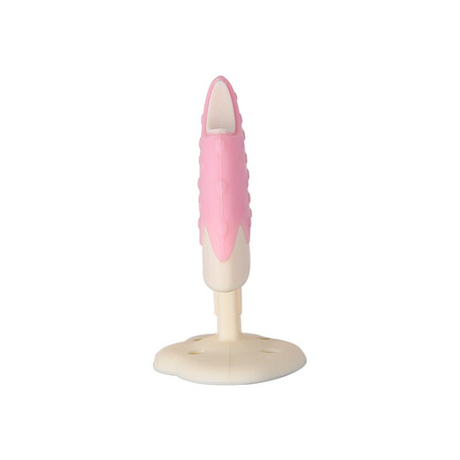 Liqier baby teether baby molar silicone gum massager baby chewing gum toy ice cream sea bear 3 months and above 1 box 3 boxes