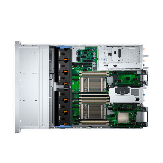 戴尔（DELL） PowerEdge R760XS 2U机架式服务器主机 存储虚拟化数据库服务器 2颗金牌6442Y 48核2.6G丨双电 128G丨2*480G+6*2.4T丨H755