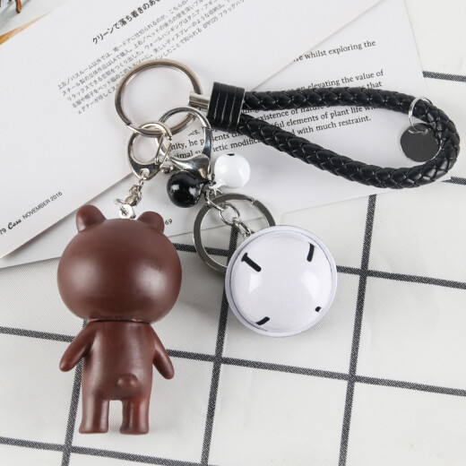 TaTanice internet celebrity bear key chain March 8th Festival gift key ring key chain backpack pendant car key chain mobile phone chain buckle jewelry birthday gift