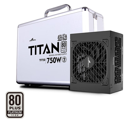 长城（Great Wall）额定750W TF750白金全模组SFX小电源 （ATX3.0标准/PCIe5.0接口/自动启停/全电压/高档铝箱）