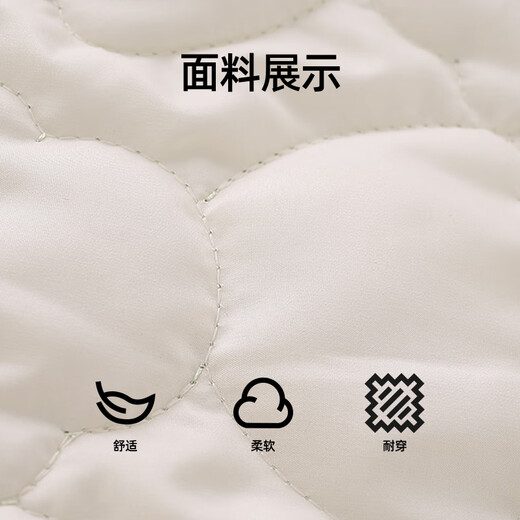 JOYNCLEON baby vest spring, autumn and winter baby warm vest outer wear vest type a 1 year old boys and girls imitation down 100g white 66