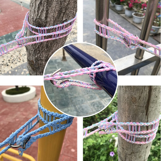 Lifu Special Enhanced Edition Clothesline No Punching Mimi Windproof Clothesline Non-slip Clothesline Indoor Cooling Clothesline Drying Clothes Rope Outdoor Clothesline Special Enhanced Edition 10 Meters Random Color