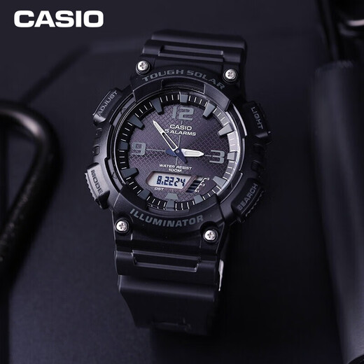 CASIO watch men's optical kinetic energy waterproof sports electronic student watch as a New Year gift for boyfriend AQ-S810W-1A