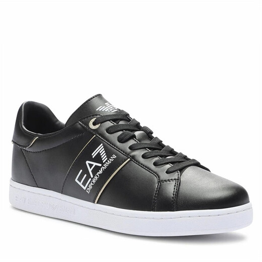 
ARMANI/Armani EA7 Men's genuine leather versatile low top casual shoes X8X102 XK346 Black M826 40.5