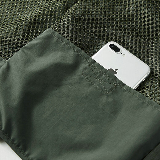 
Jeep (JEEP) summer quick-drying mesh vest men outdoor casual multi-pocket horse clip photography reporter fishing vest middle-aged large size khaki XL recommended weight 170 Jin [Jin equals 0.5 kg]