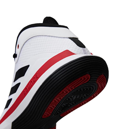 
Adidas basketball shoes men's shoes summer new Bounce Legends shock-absorbing wear-resistant breathable casual sneakers IE9277 white, black and red 40
