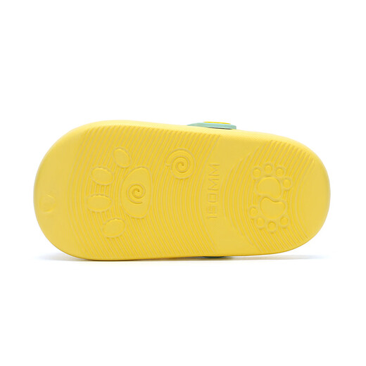 B.duck Little Yellow Duck Kinderschuhe Kinderschuhe für Jungen und Mädchen tragen resistente Heimschuhe Loch Schuhe 5302 Tender Gelb 26